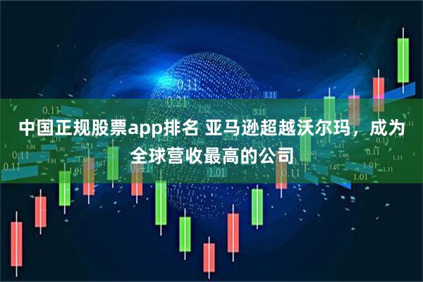 中国正规股票app排名 亚马逊超越沃尔玛，成为全球营收最高的公司